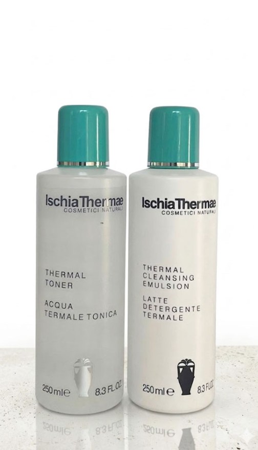 Latte detergente e tonico termale
