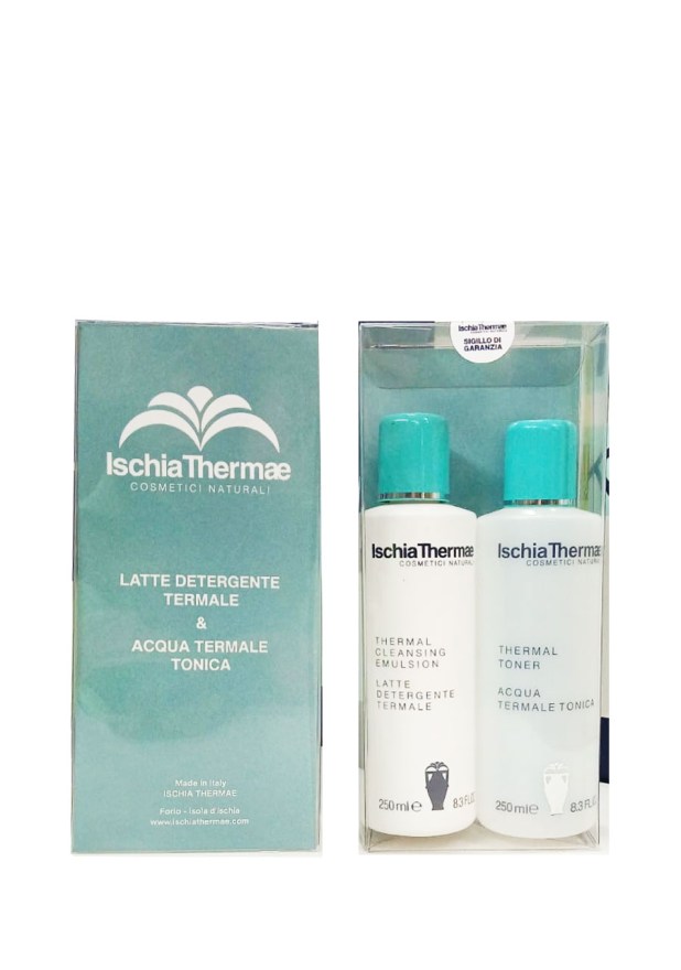 Latte detergente e tonico termale